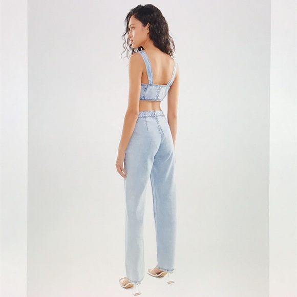 Combinaison Denim Bershka - Taille XS - Occasion Très Bon état